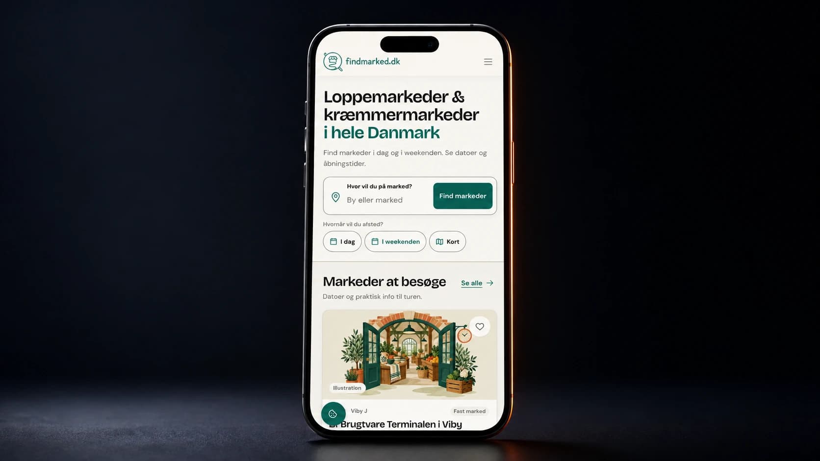 FindMarked – markeder på web og iPhone